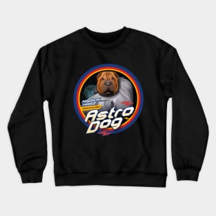 Shar Pei Dog astronaut Crewneck Sweatshirt